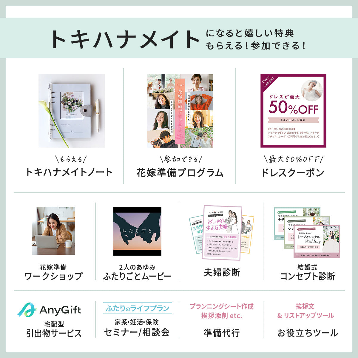 トキハナメイト有料登録(トキハナ非成約者様向け)